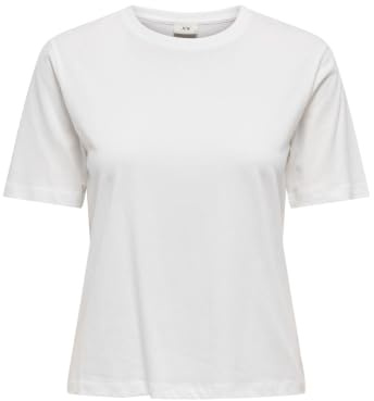 JdY Damen Jdyrex S/S Top JRS Noos, Cloud Dancer, M EU
