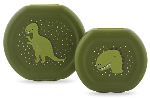 Trixie Mr. Dino Brotdose mit Clip, 2 Stück