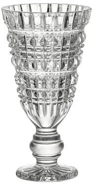 Vase en Verre américain de Grand diamètre avec Vase coloré à Pied Haut Fleurs hydroponiques Fleurs séchées sur Pied(Color 4)