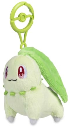 Pokémon Center : Chikorita Adventure Partners Porte-clés en peluche, multicolore, Small