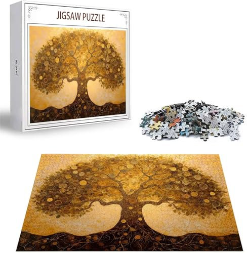 Puzzle Rêve Puzzle 4000 Pieces Adultes Arbre de la Vie 141x87cm Puzzles Adultes 4000 Pièces Jeu éducatif défi Joue Art Puzzles Classiques pour Décoration de la Maison - Jigsaw Familial Parfait D-387
