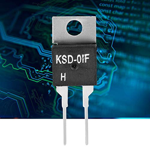 Interruttore Termico 40~130 ℃ 220VAC 1.5A Nessun Interruttore Lunga Vita per Dispositivi Elettronici (70℃)