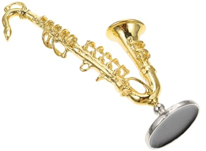 VANZACK Ornement de Saxophone Miniature de Saxophone Réaliste pour Décoration de Maison de