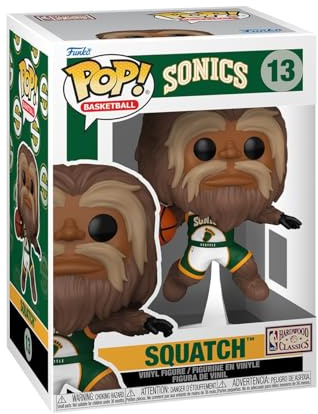Funko Pop! NBA Mascots: Sonics - Squatch - Sasquatch - Sammelfigur aus Vinyl - Geschenkidee - Offizielles Merchandise - Spielzeug für Kinder & Erwachsene - Sportfans