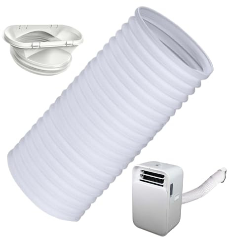 Manguera para aire acondicionado portátil, manguera de drenaje para aire acondicionado portátil de 13 cm de diámetro, conducto de ventilación para habitación, tienda al por menor, almacén, gimnasio