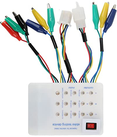 Generic Bürstenloser Motor Controller, Scooter Controller Elektromotterbike Bürstenloser Motorsteuerungstester Elektroauto Scooter Tester 24 V 36 V 48 60 72 für Elektroauto