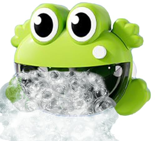 Machine à Bulles pour Baignoire - ABS 430 g - Jouet Alligator Grenouille de Bain - Jouet de Bain pour et Filles