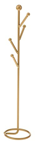 Yunhgft Puppenmöbel Im Maßstab 1:6, Puppenhaus Einrichtung, Puppenhaus Accessoires (Wohnzimmer, Schlafzimmermöbel, Spielzeug), Huthalter Gold