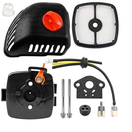 Momfin 1 set filtro aria copertura kit per Echo GT-225 PE-225 SRM-225 SHC-225 decespugliatore soffiatore con linea carburante per guarnizione lampadina PRIMER PP materiale manutenzione giardino