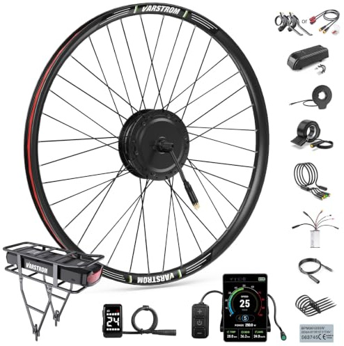 BAFANG 48V G020 E-Bike Umbausatz mit akku Opt 26 29 Vorderrad Nabenmotor | Optionaler Akku & Display, geeignet für flache Pendelstrecken, Umrüstung für Straße/Stadt/Mountainbike, für tägliche Fahrer