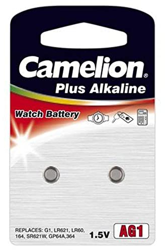 Camelion Alkaline AG1 1,5 V Knopfzelle (2 Stück)