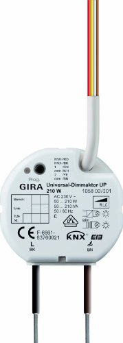 Gira 105800 Universal Dimmaktor 20 210 W VA UP KNX EIB