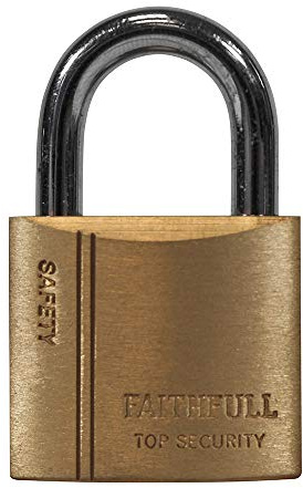 Faithfull FAIPLB30 Padlocks, Set of 6