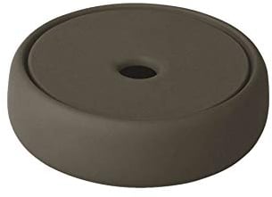 blomus -SONO- Aufbewahrungsdose aus Keramik, Tarmac, Badezimmerdose exklusive Optik, Organizer, Deko, Schmuckaufbewahrung, Ablageschale Kosmetik (H / B / T: 4 x 12 x 12 cm, Farbe: Tarmac, 69157)