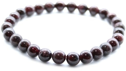 Ancient Wisdom Bracelets Power Chakra/Stretchy/Pierre Naturelle 8mm - pour Votre Bien-être - Grenat Sanguin
