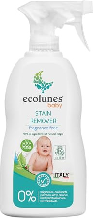 Ecolunes Vlekverwijderaar Geurvrij, Gemaakt met de reinigende kracht van de zuurstof-krachtige vlekbestrijdingsformule, 96% ingredienser av naturligt ursprung, orsakar inte allergier, 300 ml