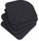 GOTOTOP 4Pcs Washing Machine Mat to Stop Shaking Refrigerator Antivibration Mat EVA Black Anti Vibration Washing Machine Mat Home Appliance Scratch Floor Protector 2.75in