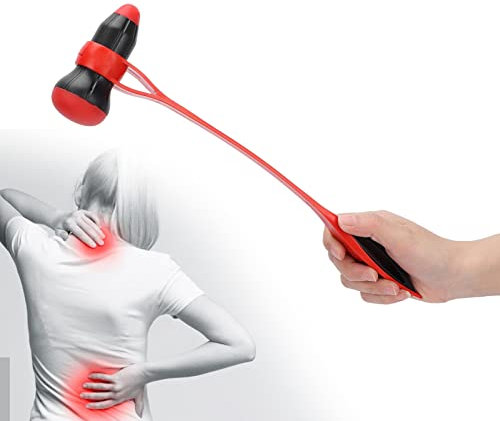 Hammer Stick - Manueller Massagehammer Silikon Back Knock Hammer Stick Meridiane Pat Rückenmassage-Hammer Ganzkörper Massage Stick Körper Stressabbau Massage Klopfen Hammer für Schulter-Nacken-Taille