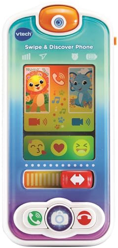 Trefl, Vtech – Smartphone Petits explorateurs – Jouet éducatif électronique, apprendre les chiffres, formes, animaux, téléphone interactif, apprentissage et jeu, jouet interactif pour enfants à partir