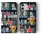 Tirita Personalised Custom Photo Wallet Flip Phone Case Compatible with iPhone 14 - [05- Six Photos Collage]