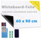 Dynamic-Wave Magnetische Klebefolie & Whiteboard - Wandfolie 60 x 90 - Vielseitige Magnetische Schreibtafel in weiß - Whiteboard Folie