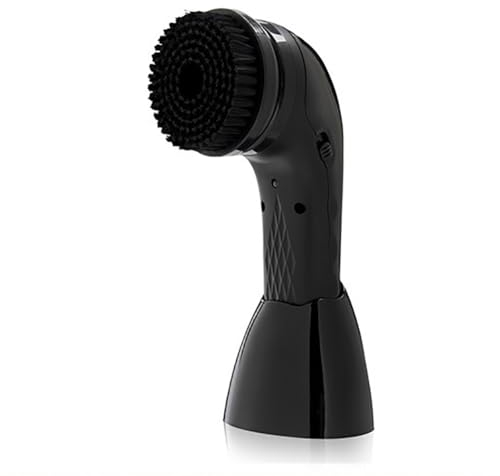 MegLob Kit de Cirage de Chaussures électrique, Brosse de Cirage de Chaussures Automatique avec 6 têtes de Rechange, Outil de Nettoyage de Chaussures Multifonctionnel pour Chaussures,Noir