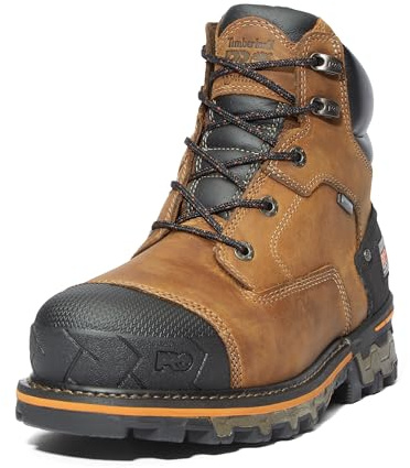 Timberland PRO Boondock Bottes de travail industrielles imperméables et isolées pour homme 15,2 cm, Marron-2024 Nouveau, 9W
