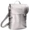 Zwei Damen City-Rucksack Mademoiselle.M MR13 Tagesrucksack 7 Liter, gepolstertes Laptopfach, Magnet-Verschlussklappe, Hauptfach mit Reißverschluss, Rückenpolsterung, klassisch-elegant (silver)