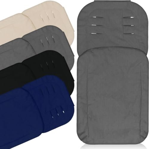 Fußsack Eco Sommerfußsack für Buggy Kinderwagen Jogger (Hellgrau)