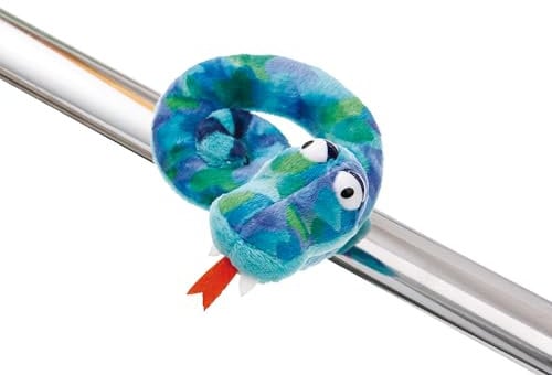 NICI MagNICI Schlange ZsaZsa 11cm blau - Kuscheltier mit Magnet - Plüschtier für Kühlschrank, Tafel, Metall & vieles mehr, tolle Geschenkidee