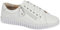 Jo & Joe Ladies Casual Comfort Real Suede Stylish Leisure Shoe with Lace and Zip Fastening Easy to Wear, Lightweight Sizes 4-8 (White, UK Footwear Size System, Adult, Women, Numeric, Medium, 6)
