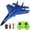 WDKXCN Avion radiocommandé 2 CH, 2,4 GHz, avion en polystyrène avec lumière LED, avion télécommandé avec télécommande et charge USB, avion radiocommandé pour adultes