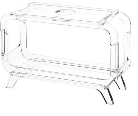 Multi functional Acrylic Speaker Stand for Marshall Middleton Optimizes Sound (Is transparent)