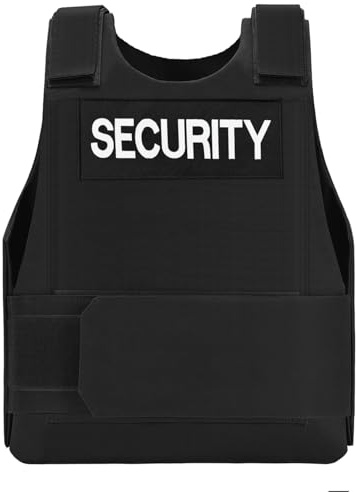 Taeku Chaleco de Entrenamiento al Aire Libre, Chaleco de Seguridad Ligero Ajustable para Airsoft, Paintball, Cosplay y Juegos en Equipo