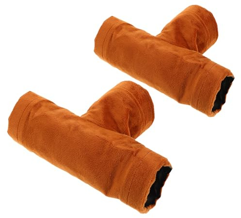 CLISPEED 2 Stück Kleintiertunnel mit 3 Durchgängen Polyester Hamsterröhre und Versteck Vielseitiges für Hamster Meerschweinchen und Eichhörnchen