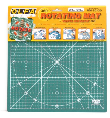 Olfa RM-30 Rotierende Matte, 30 x 30 cm / 12 x 12 cm