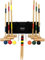 Baden Unisex-Erwachsene Deluxe Series Kroquet-Set, Multi/Keine, 29 inch mallets