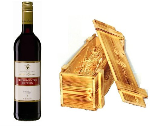 Königschaffhausen Spätburgunder Kabinett tr. 2011 11,5% 0,75l Fl. Holzkiste