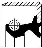 Corteco 19026183B Wellendichtring, Kurbelwelle