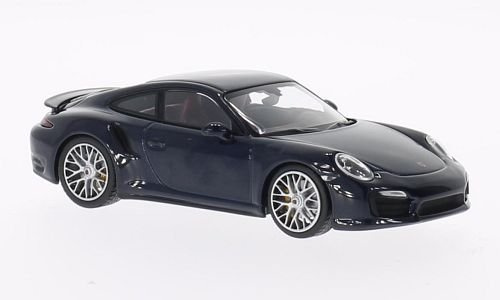 Porsche 911 Turbo S (991), met.-DKL.-blau, 2013, Modellauto, Fertigmodell, Minichamps 1:43