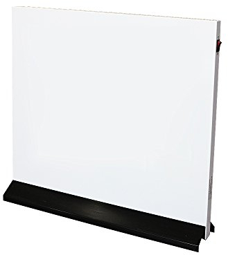 Convecto elektrischer Flächenheizkörper 600, 600x600mm, 230V, 360W - MADE IN GERMANY, TÜV+DIN geprüft, schnelles Aufheizen, ohne Standfuß