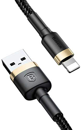 Baseus Cafule Cable - USB to Lightning Cable, 2.4 A, 1 m (Gold/Black)