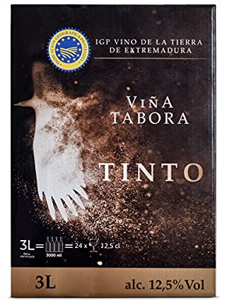 VIÑA TABORA vino tinto de la tierra de castilla bag in box 3 lt