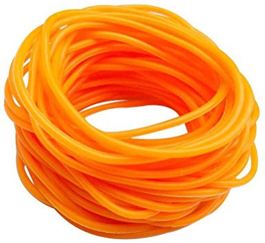 keland 25Pcs Gummi Silikon Armbänder Jelly Armband Adult Kinder Rubber Gummies Bangles Wristbands (Orange)