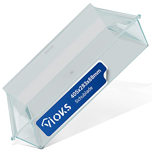 VIOKS Schublade Ersatz für Liеbherr 9791652 Schublade 405x283x88 mm Kühlschrank Schublade/Gemüsefach Kühlschrank für Kühl Gefrierkombination