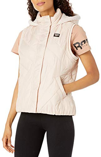 Reebok Damen Klassische Weste Ärmellos, Buff, X-Large