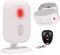 Mengshen Alarme De Détecteur De Mouvement, Alerte D'entrée De Maison, Supporte 5 Modes, 36 Mélodies Et Une Longue Distance De Transmission (Télécommande Incluse)