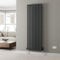 DuraTherm® 1800 x 600mm Anthracite Vertical Designer Radiator Single Column Oval Tube Modern Central Heating Panel Bathroom Radiators