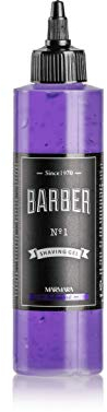 BARBER MARMARA Shaving Gel Men 250ml | Rasoir Transparent Hommes Rasage | Gel à raser homme transparent rasage homme non moussant rasage précis des contours de la barbe