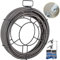 VEVOR Furet 50pi 3/8po Tuyau pour Flexible nettoyeur haute pression Tuyau serpentin pour toilettes bouchées et les éviers